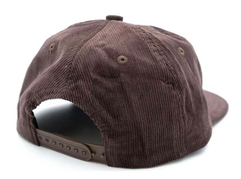 Autumn Corduroy Snapback Hat in Brown - M I L O S P O R T
