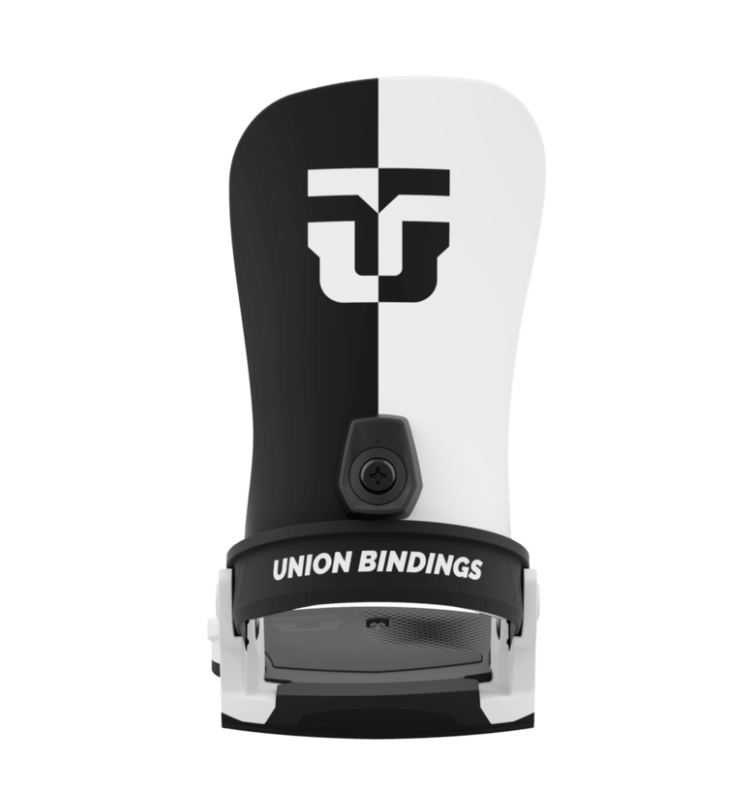 Union Atlas Beyond Medals Snowboard Binding in Black and White 2024 - M I L O S P O R T