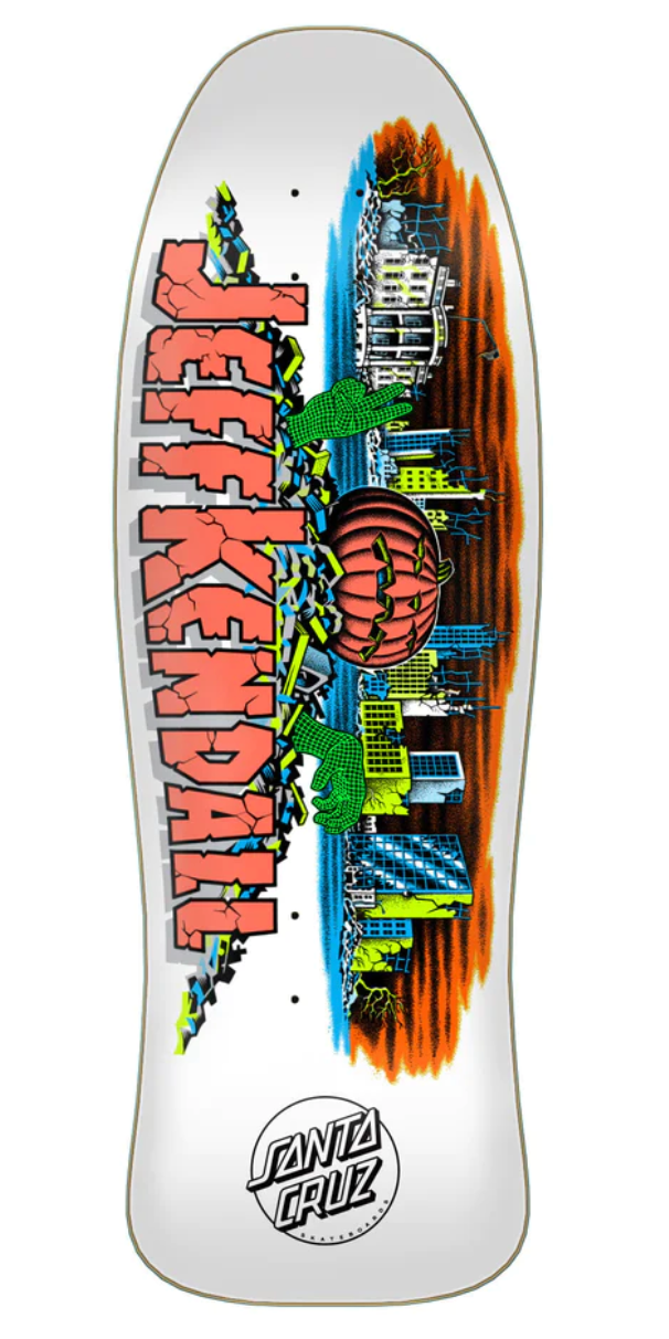 Santa Cruz Kendall Pumpkin Re Issue Skate Deck in 10''