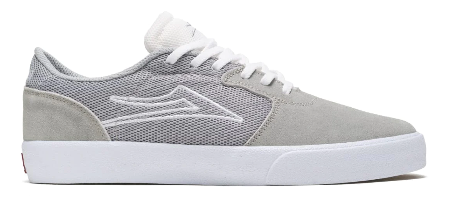 Lakai Cardiff Skate Shoe in Light Grey Suede - M I L O S P O R T