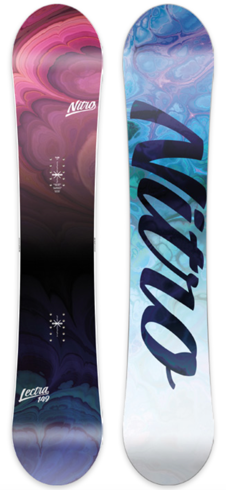 Nitro Lectra Womens Snowboard 2024 - M I L O S P O R T