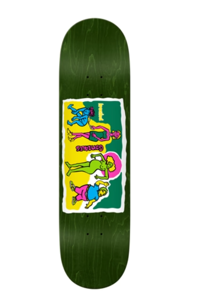 The Krooked Gonz Family Affair Skateboard Deck in 8.5
