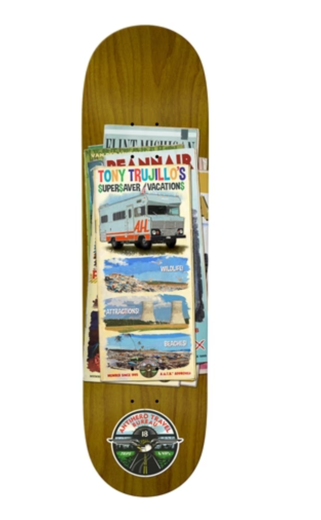 Antihero Trujillo Travel Bureau Skateboard Deck in 8.5 - M I L O S P O R T
