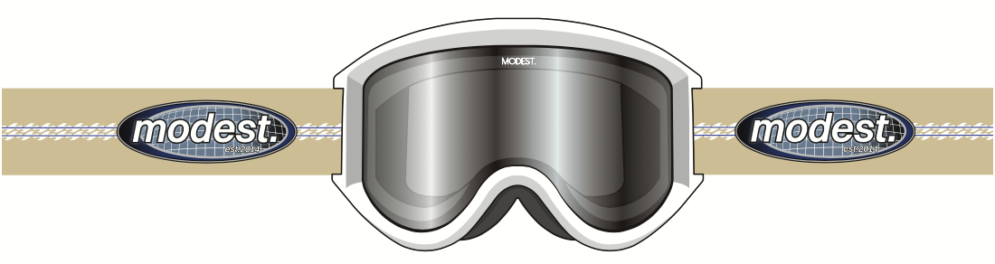 Modest Team Snow Goggle in Luke Harvey Tan Color - M I L O S P O R T