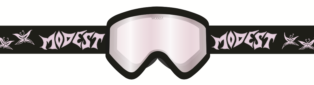 Modest Team XL Snow Goggle in Butterfly - M I L O S P O R T