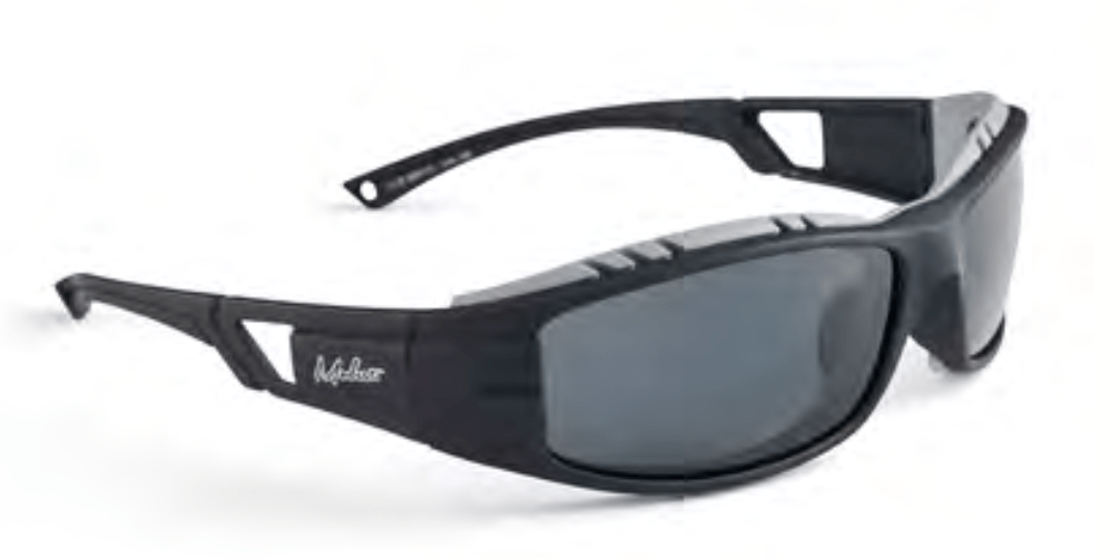 Modest Wraps Sunglass in Black and Smoke - M I L O S P O R T