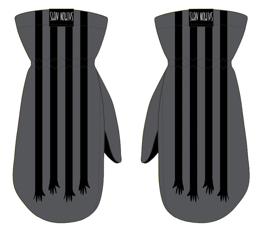 Salmon Arms Classic Mitt in Grey Stripes 2024 - M I L O S P O R T