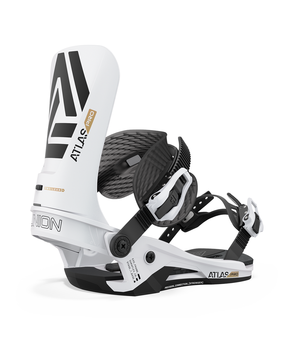 The Union Atlas Pro Snowboard Binding in White 2024