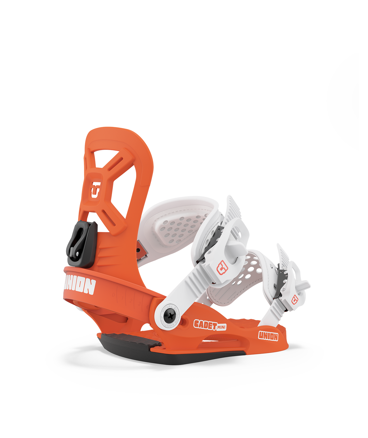 Union Cadet Mini Kids Snowboard Binding in Flame Orange 2024 - M I L O S P O R T