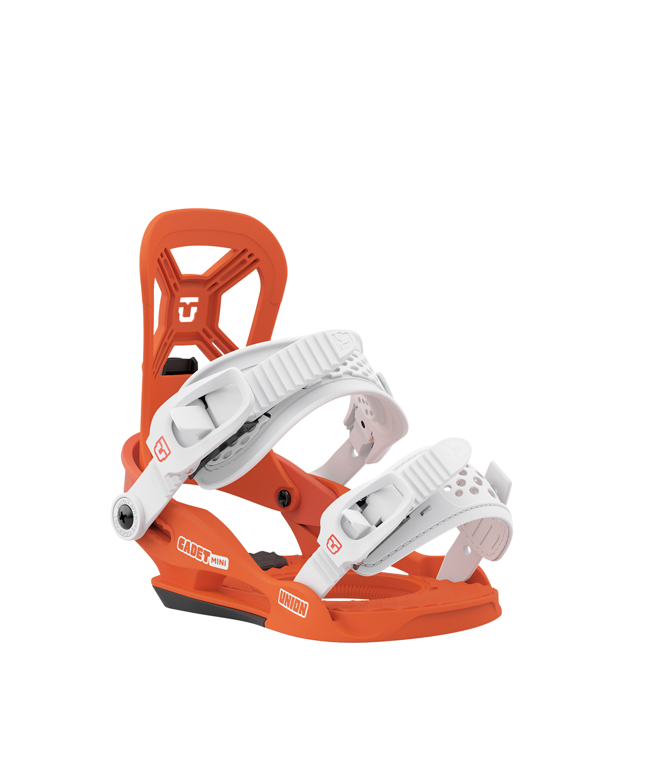 Union Cadet Mini Kids Snowboard Binding in Flame Orange 2024 - M I L O S P O R T