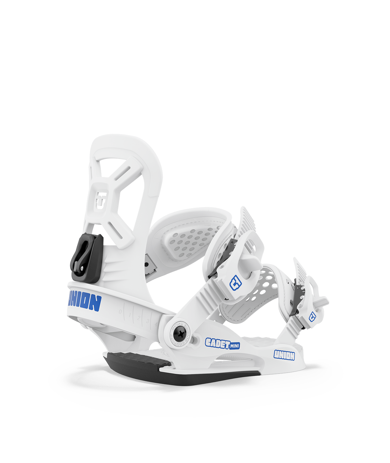 Union Cadet Mini Kids Snowboard Binding in White 2024 - M I L O S P O R T