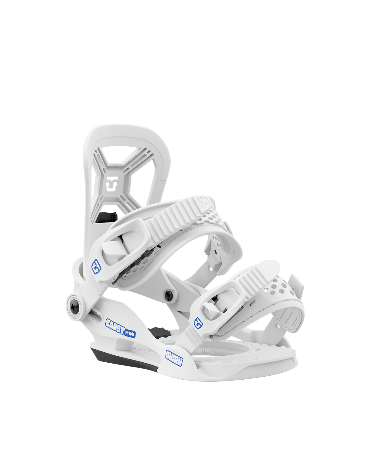 Union Cadet Mini Kids Snowboard Binding in White 2024 - M I L O S P O R T