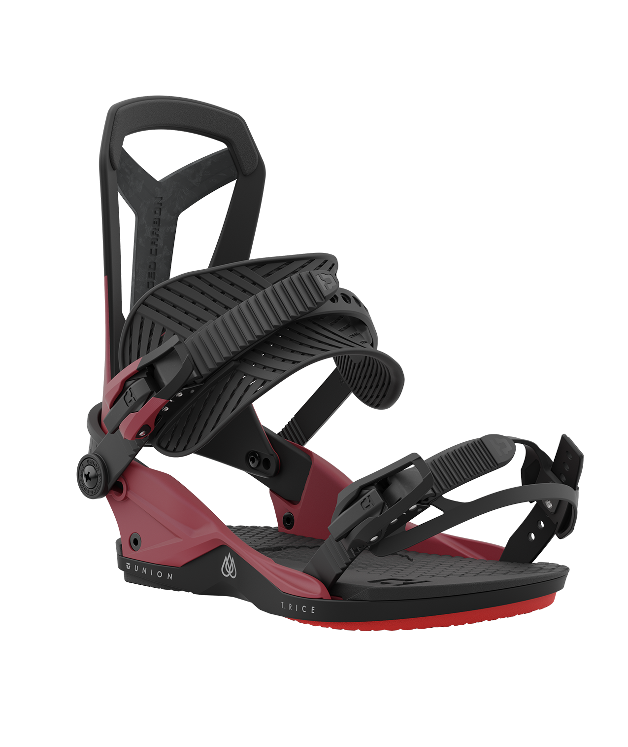 Union Falcor Snowboard Binding in Red 2024 - M I L O S P O R T