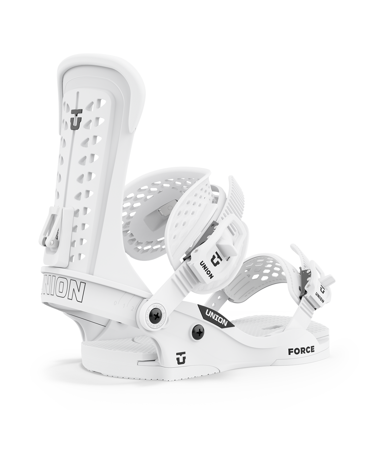 Union Force Classic Snowboard Binding in White 2024 - M I L O S P O R T