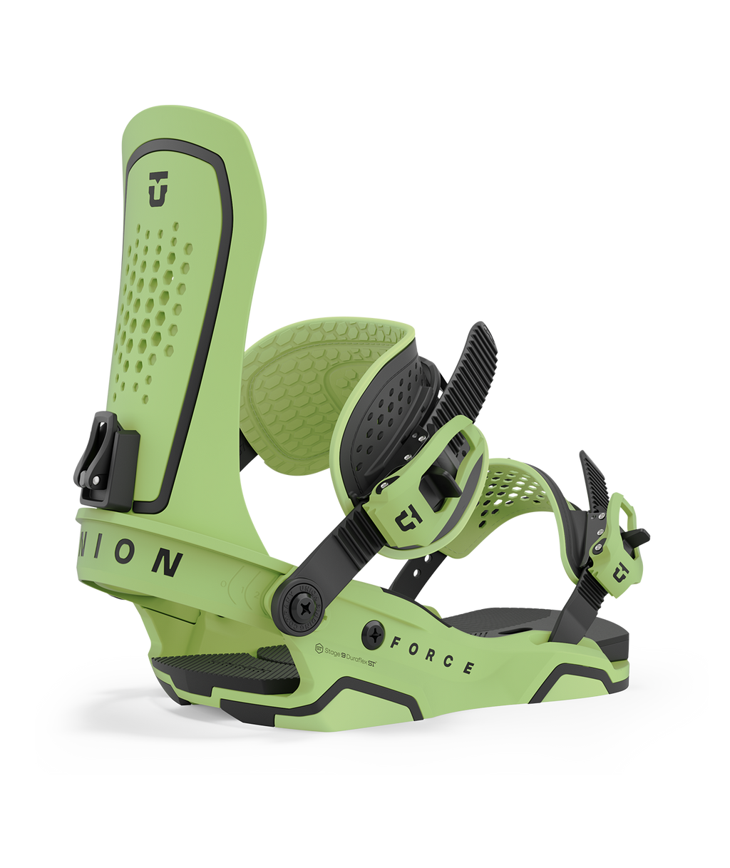 The Union Force Snowboard Binding in Green 2024 The Union Force Snowboard Binding in Green 2024