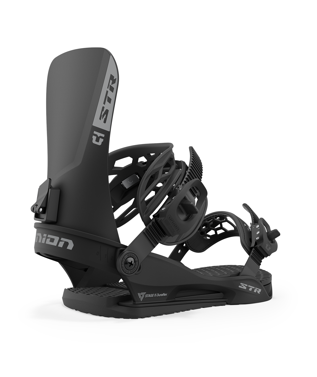 Union STR Snowboard Binding in Black 2024 - M I L O S P O R T