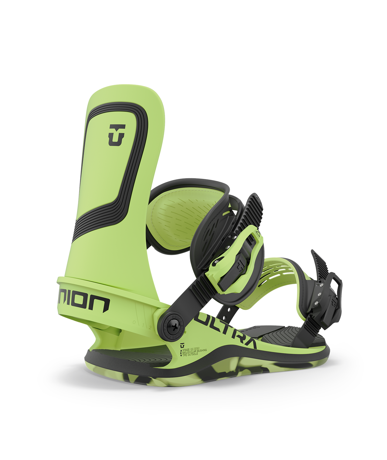 Union Womens Ultra Snowboard Binding in Lime 2024 - M I L O S P O R T