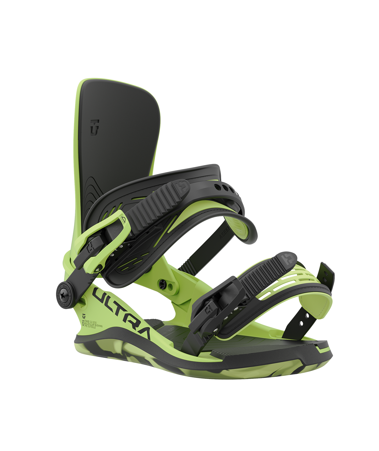 Union Womens Ultra Snowboard Binding in Lime 2024 - M I L O S P O R T
