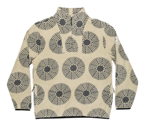 Autumn Vortex Half Zip Fleece In Sun Flake - M I L O S P O R T