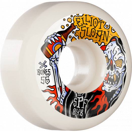Bones Sloan Hammered P5 Sidecut Skate Wheels Skatepark Formula 84B - M I L O S P O R T