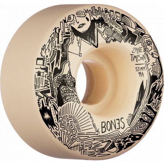 Bones Timpson Memorial V4 Wide Street Tech Formula Skate Wheels 99A - M I L O S P O R T