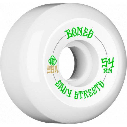 Bones Easy Streets 54mm Skate Wheels in 99a Street Formula v5 - M I L O S P O R T
