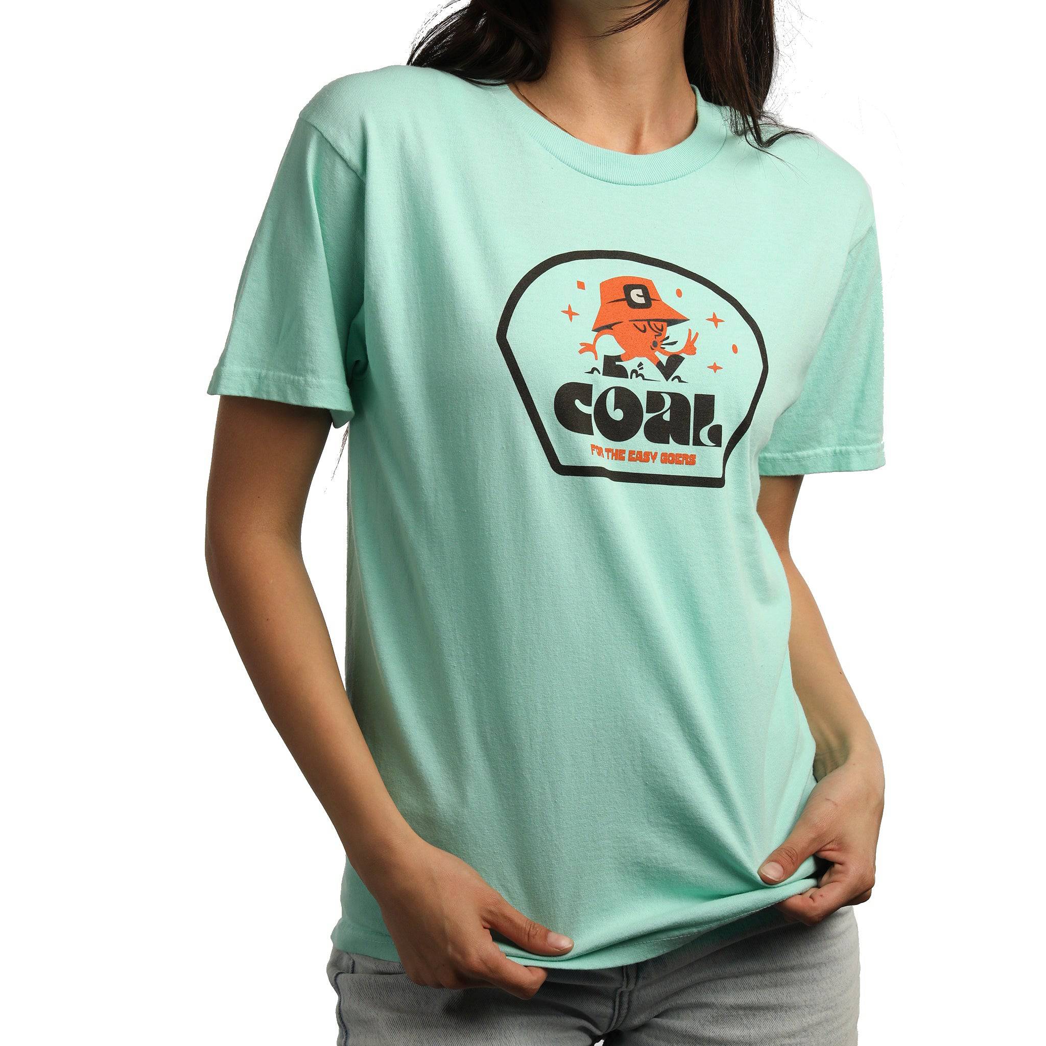 Coal Southside T-Shirt in Light Mint - M I L O S P O R T