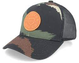 Brixton Crest X MP Mesh Cap in Camo and Black - M I L O S P O R T