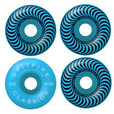 Spitfire Chroma Classics Blue Skate Wheel 99 Durometer 56mm - M I L O S P O R T
