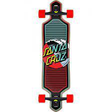 Santa Cruz Wave Dot Splice Drop Thru Complete Cruzer Skateboard in 9.0'' - M I L O S P O R T