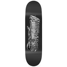Alltimers Balloon Deck Black Skateboard Deck in 8.25" - M I L O S P O R T