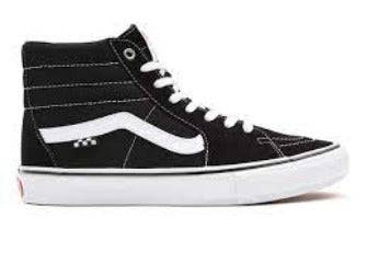 Vans Skate Sk8-Hi in Black and White display picture 3