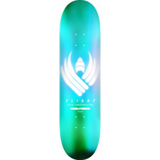 Powell Peralta Flight Glow Aqua Skate Deck in 8.25'' - M I L O S P O R T