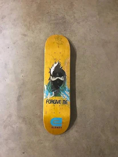 Elenex Forgive Me Skateboard Deck in Assorted Stains - M I L O S P O R T