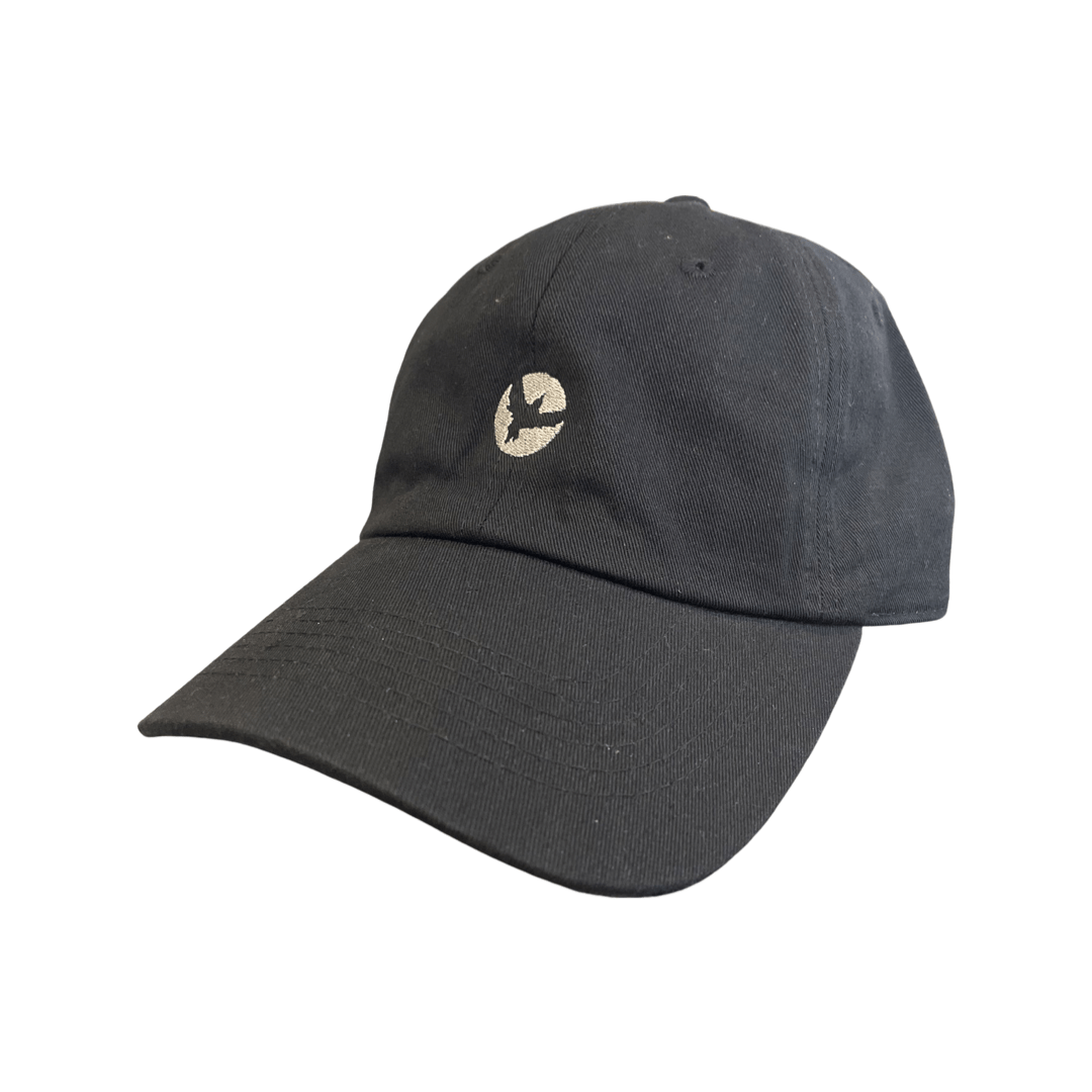 Milo Small Bird Dad Hat in Black - M I L O S P O R T