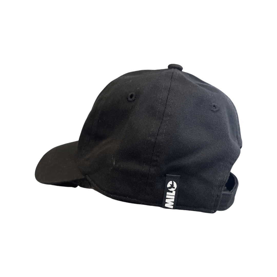 Milo Small Bird Dad Hat in Black - M I L O S P O R T