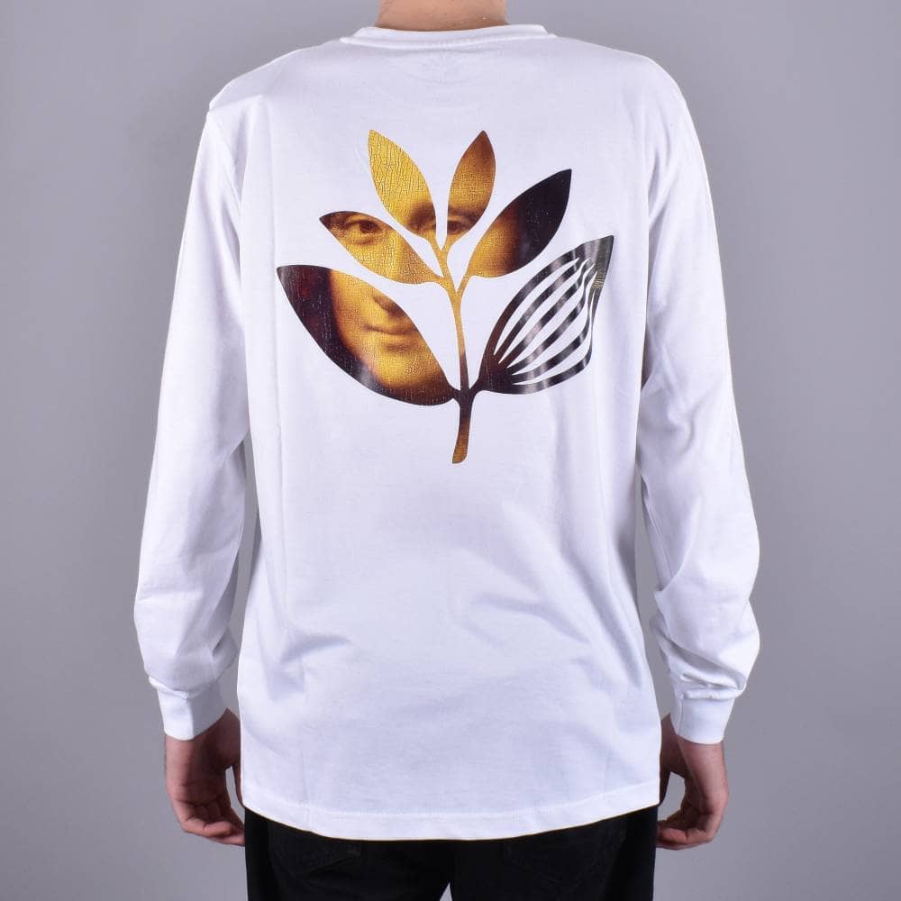 Magenta Skateboards Da Vinci Long Sleeve in White - M I L O S P O R T