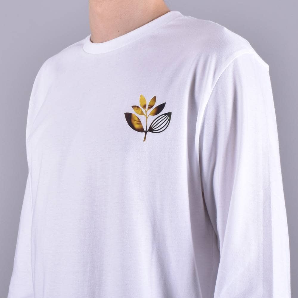 Magenta Skateboards Da Vinci Long Sleeve in White - M I L O S P O R T