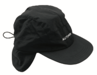 Autumn Flap Cap in Black - M I L O S P O R T