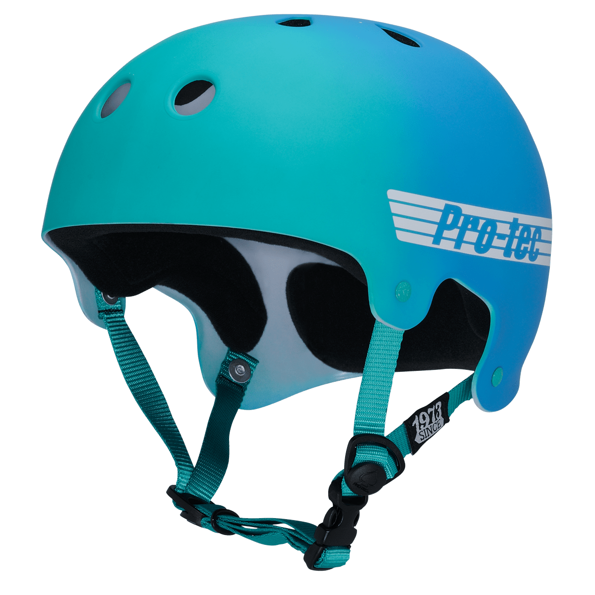 Pro Tec Classic Skate Helmet in Teal Blue Fade Size Large - M I L O S P O R T