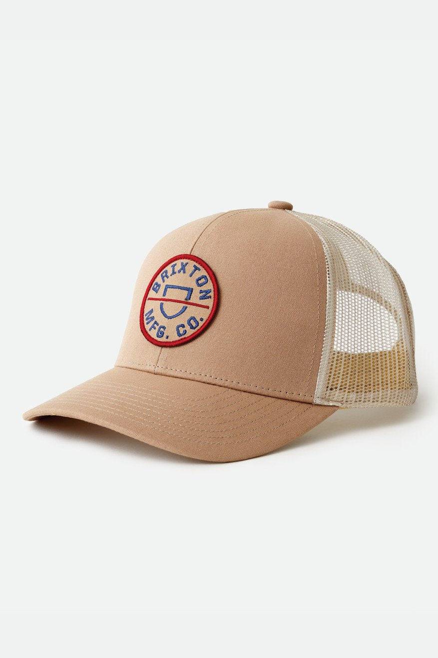 Brixton Crest Crossover MP Mesh Cap in Khaki - M I L O S P O R T