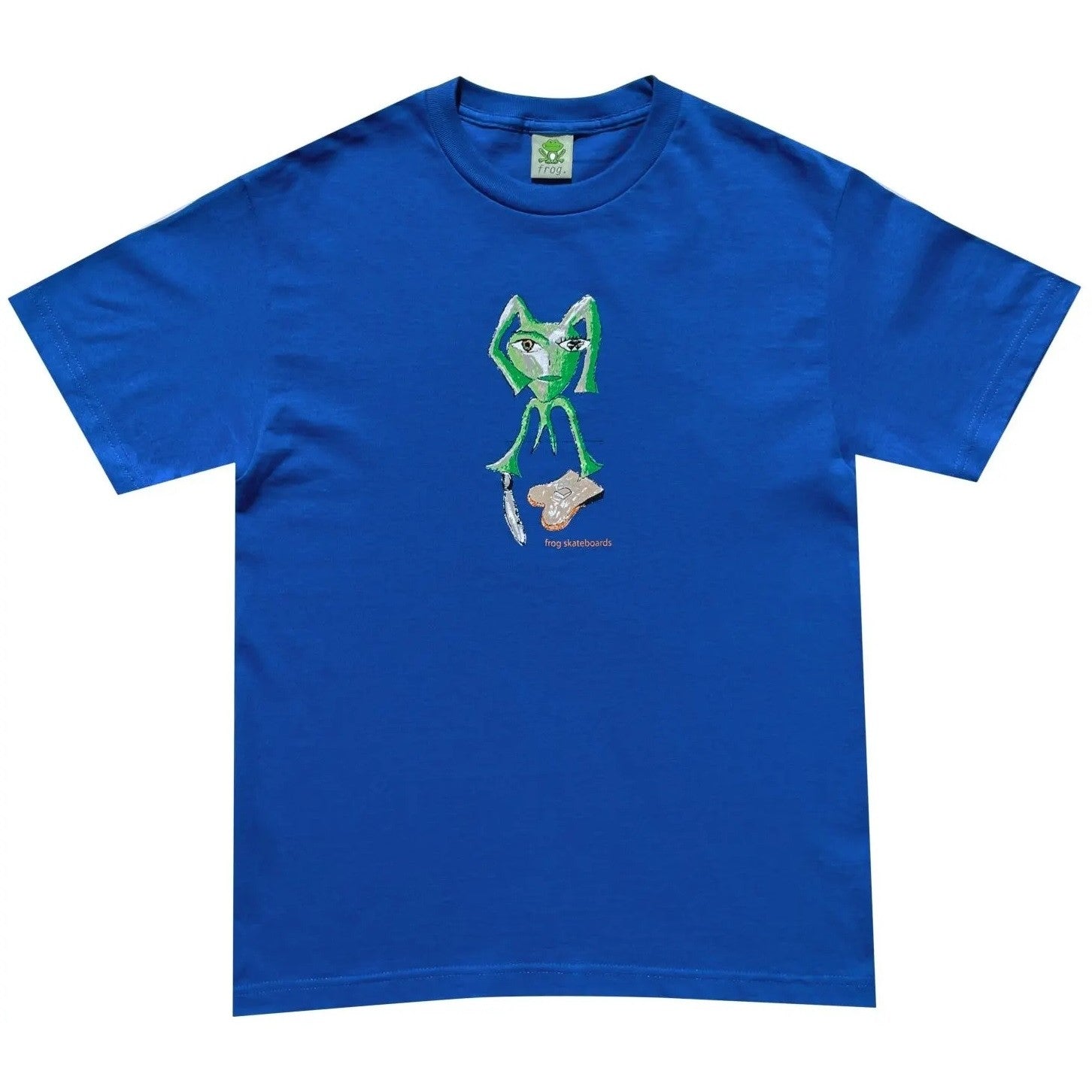 Frog Toast Logo Tee in Blue - M I L O S P O R T