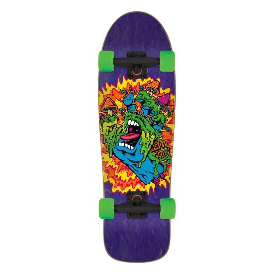 Santa Cruz Toxic Hand Cruzer Complete Skateboard in 9.7" - M I L O S P O R T