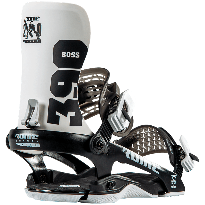 Rome 390 Boss Snowboard Bindings in in White 2023 - M I L O S P O R T