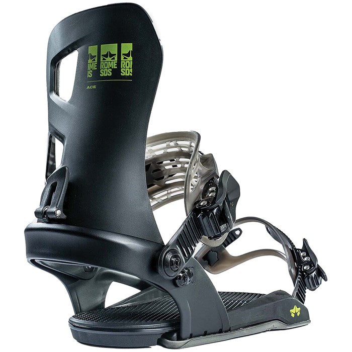 Rome Ace Kids Snowboard Bindings in in Black 2023 - M I L O S P O R T