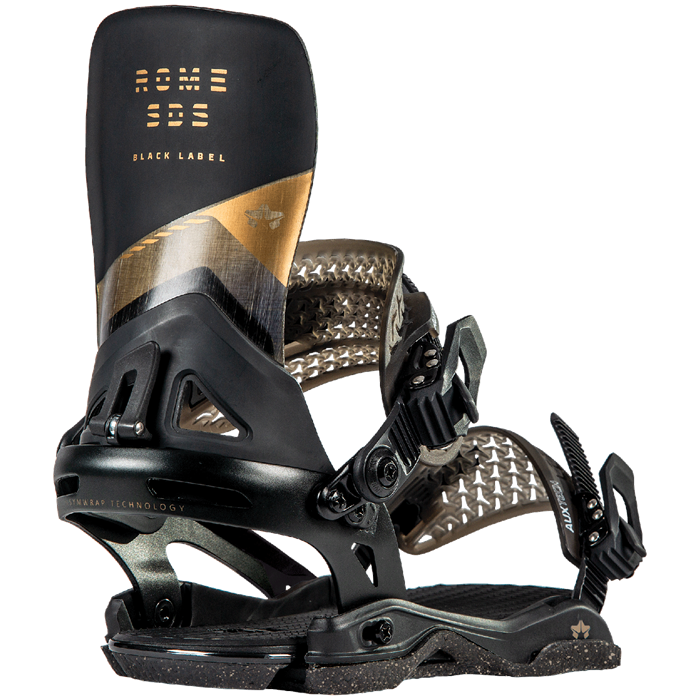 Rome Black Label Snowboard Bindings in in Black 2023 - M I L O S P O R T