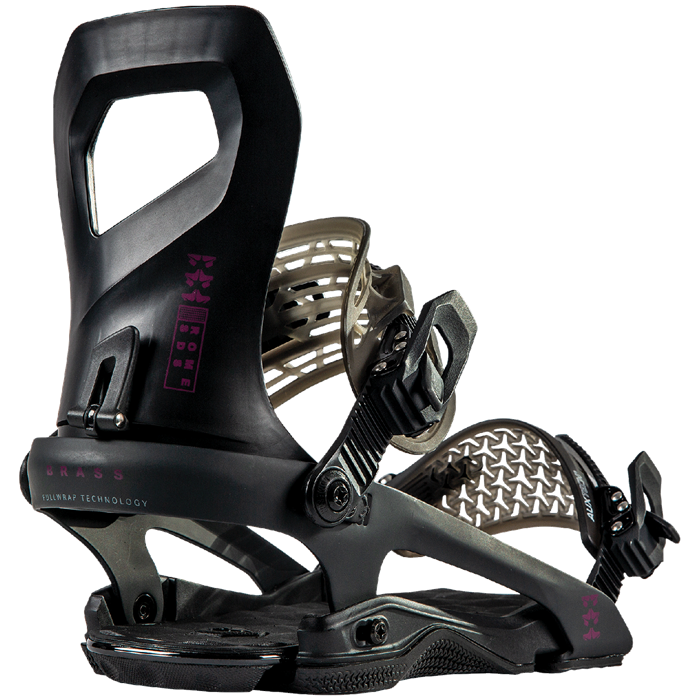 Rome Brass Womens Snowboard Binding in in Black 2023 - M I L O S P O R T