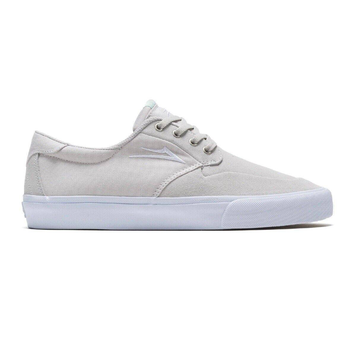 Lakai Riley 3 Skate Shoe in White Suede - M I L O S P O R T