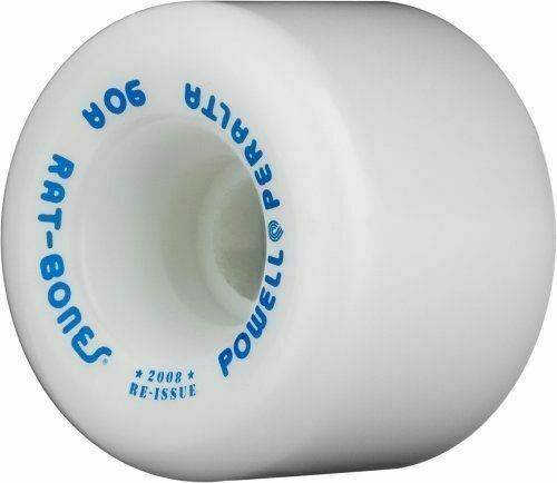 Powell Peralta Rat Bones Skate Wheels in 90A white - M I L O S P O R T