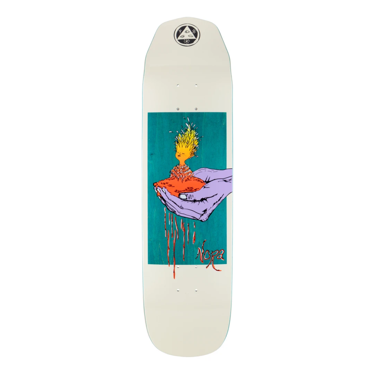 Welcome Soil on Wicked Princess Skateboard Deck in Bone - M I L O S P O R T